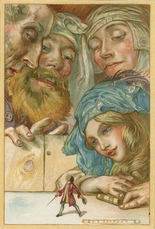 Scene from Gulliver's Travels by Jonathan Swift, 1911. Artist: AE Jackson