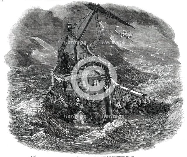 Scene from Halevy's New Opera of "La Tempesta", at Her Majesty's Theatre, 1850. Creator: Unknown.