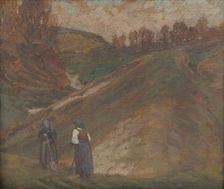 Scene from Halic, c1916. Creator: Elemír Halász-Hradil