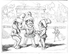 Scene from "Harlequin Crotchet and Quaver", at Covent Garden Theatre, 1844. Creator: Unknown