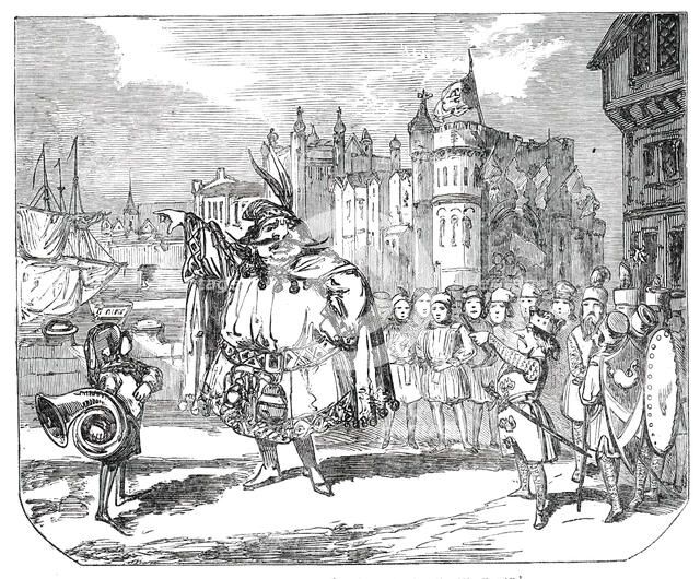 Scene from "Harlequin and Humpty-Dumpty", 1850. Creator: Unknown.