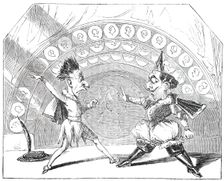 Scene from "Harlequin £.S.D", at the Surrey Theatre, 1844. Creator: Unknown