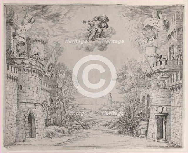 Scene from Il Triompho della Pieta, 1640-69. Creator: Giovanni Battista Galestruzzi.