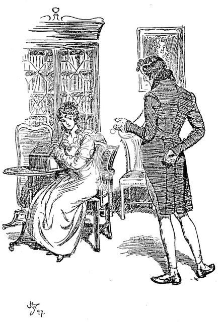 Scene from Jane Austen's Persuasion, 1897. Artist: Hugh Thomson