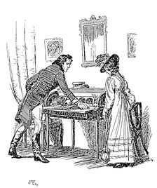 Scene from Jane Austen's Persuasion, 1897. Artist: Hugh Thomson