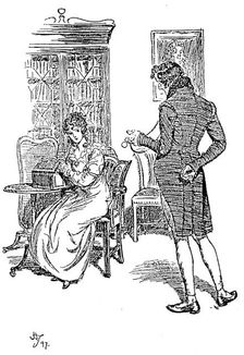 Scene from Jane Austen's Persuasion, 1897. Artist: Hugh Thomson