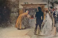 Scene from Jane Eyre c1870, (c1950). Creator: Fred Walker