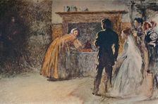 Scene from Jane Eyre c1870, (c1950). Creator: Fred Walker