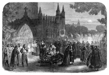 Scene from "King John", at the Drury Lane Theatre, 1865. Creator: Unknown