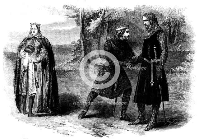 Scene from "King John", at the Princess' Theatre, 1858. Creator: Smyth.