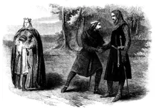 Scene from "King John", at the Princess Theatre, 1858. Creator: Smyth