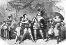 Scene from "La Belle Sauvage," at the St. James's Theatre, 1870. Creator: Unknown