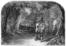 Scene from "La Partie de Chasse de Henri Quatre", at the St. James's Theatre, 1845. Creator: Unknown