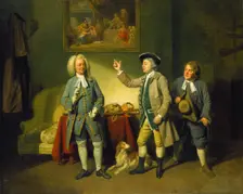 Scene from "Love in a Village", 1767. Creator: Johan Zoffany