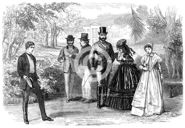 Scene from "M.P.," at the Prince of Wales's Theatre, 1870. Creator: Unknown.