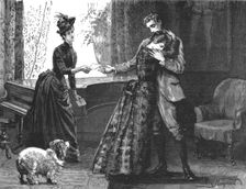 Scene from "Madame Leroux"; By Francis Eleanor Trollope, 1890. Creator: Percy Macquoid