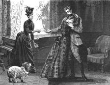 Scene from "Madame Leroux"; By Francis Eleanor Trollope, 1890. Creator: Percy Macquoid