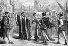 Scene from "Mary, Queen o Scots," at the Princess's Theatre, 1874. Creator: Unknown