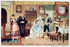 Scene from Mozart's opera The Marriage of Figaro, 1786 (1905). Artist: Anon