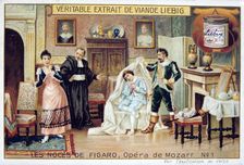 Scene from Mozart's opera The Marriage of Figaro, 1786 (1905). Artist: Anon