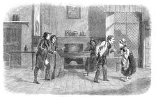 Scene from Mr. Brougham's comedy of "Romance and Reality", at the Hammersmith Theatre, 1860. Creator: Unknown