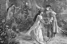 Scene from Mr Mackenzie's new opera "The Troubadour" Act 3 1886. Creator: Charles Joseph Staniland