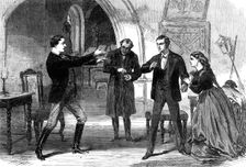 Scene from "No Thoroughfare", at the Adelphi Theatre, 1868. Creator: Unknown