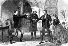 Scene from "No Thoroughfare", at the Adelphi Theatre, 1868. Creator: Unknown