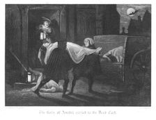 Scene from Old St Paul's by William Harrison Ainsworth, 1855. Artist: John Franklin