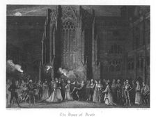 Scene from Old St Paul's by William Harrison Ainsworth, 1855. Artist: John Franklin