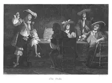 Scene from Old St Paul's by William Harrison Ainsworth, 1855. Artist: John Franklin