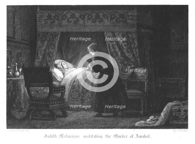 Scene from Old St Paul's by William Harrison Ainsworth, 1855. Artist: John Franklin