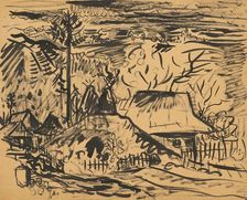 Scene from Orava, c1935. Creator: Arnold Peter Weisz-Kubincan