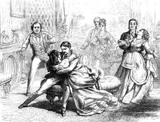 Scene from "Partners For Life," at the Globe Theatre, 1871. Creator: Unknown