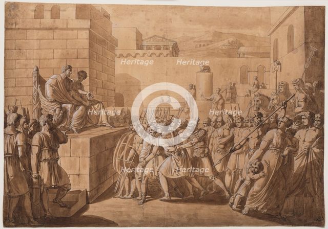 Scene from Roman History, c1812. Creator: Bartolomeo Pinelli.