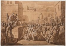 Scene from Roman History, c1812. Creator: Bartolomeo Pinelli