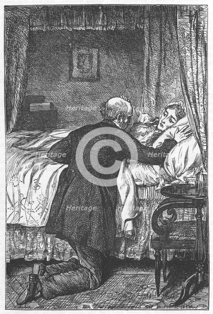 Scene from Scenes of Clerical Life by George Eliot, 1883. Artist: Robert Brown