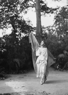 Scene from Sanctuary, A Bird Masque, by Percy MacKaye...Meriden Bird Club...New Hampshire, 1913. Creator: Arnold Genthe