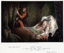 Scene from Shakespeare's Macbeth, c1858. Artist: Robert Dudley