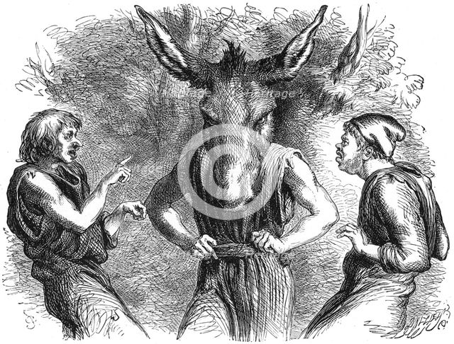 Scene from Shakespeare's A Midsummer Night's Dream. Artist: Unknown