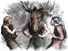 Scene from Shakespeare's A Midsummer Night's Dream