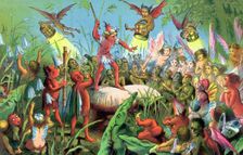 Scene from Shakespeare's A Midsummer Night's Dream, c1858