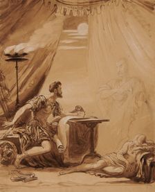 Scene From Shakespeare's "Julius Caesar": The Ghost Of Caesar Appears To Brutus, c1850. Creator: George Hayter