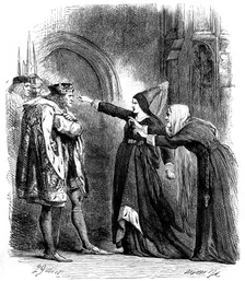 Scene from Shakespeare's Richard III, (1591) c1858