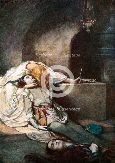 Scene from Shakespeare's Romeo and Juliet. Artist: Unknown
