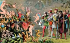Scene from Shakespeare's The Tempest, 1856-1858. Artist: Robert Dudley