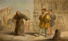 Scene From Shakespeare's The Merchant Of Venice, 1865. Creator: Sir John Gilbert