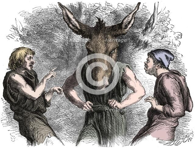 Scene from Shakespeare's A Midsummer Night's Dream. Artist: Unknown.