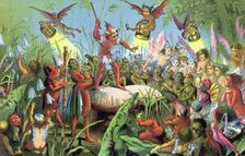Scene from Shakespeare's A Midsummer Night's Dream, c1858