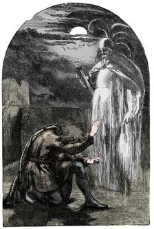 Scene from Shakespeare's Hamlet, 19th century